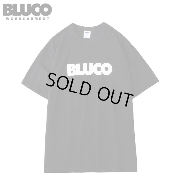画像1: BLUCO ブルコ PRINT TEE -Logo- BLACK (1)