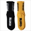 画像3: BLUCO ブルコ 2-PACK SOX -Logo- BLACK/WHITE・YELLOW/BLACK (3)