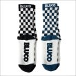 画像3: BLUCO ブルコ 2-PACK SOX -Checker- WHITE/BLACK・WHITE/NAVY (3)