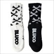 画像3: BLUCO ブルコ 2-PACK SOX -Bone- BLACK・WHITE (3)