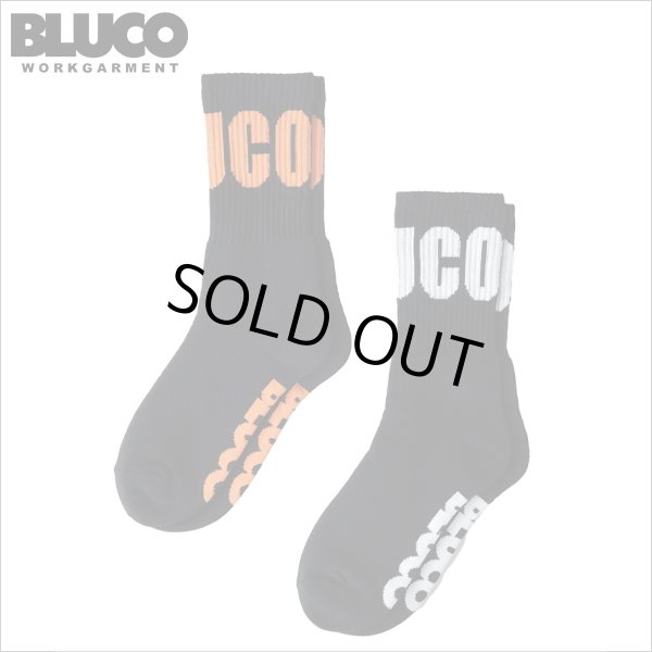 画像1: BLUCO ブルコ 2-PACK SOX -Around- BLACK/ORANGE・BLACK/WHITE (1)