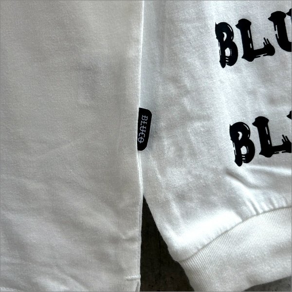 画像5: BLUCO ブルコ HEAVY DRY COTTON PRINT L/S TEE -Artwork by 遊鷹- WHITE (5)