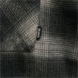 画像4: 【送料無料】BLUCO ブルコ OMBRE CHECK FLANNEL SHIRT BLACK (4)