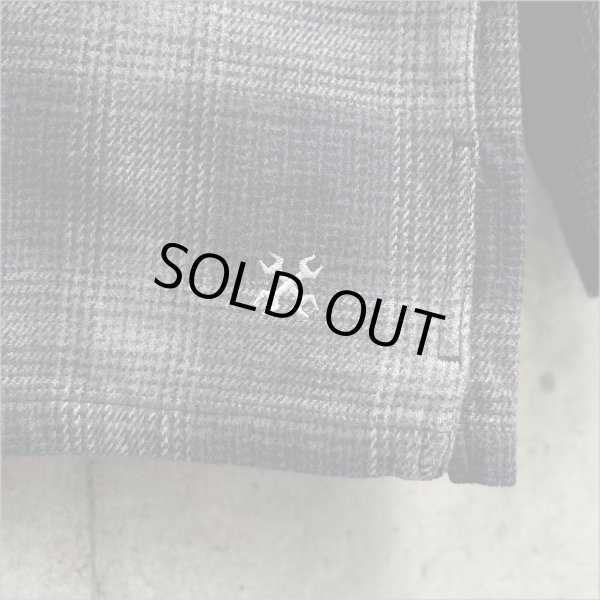 画像5: 【送料無料】BLUCO ブルコ OMBRE CHECK FLANNEL SHIRT BLACK (5)