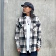 画像3: 【送料無料】BLUCO ブルコ BUFFALO CHECK FLANNEL SHIRT BLACK (3)