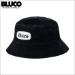 画像1: BLUCO ブルコ CORDUROY BUCKET HAT BLACK (1)