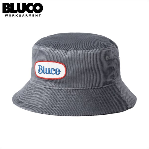 画像1: BLUCO ブルコ CORDUROY BUCKET HAT GRAY (1)