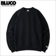 画像1: 【送料無料】BLUCO ブルコ HEAVY PILE SWEATSHIRT BLACK (1)