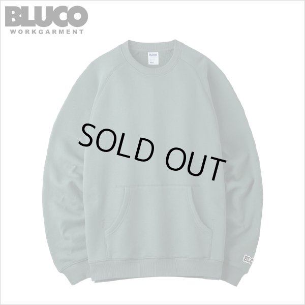 画像1: 【送料無料】BLUCO ブルコ HEAVY PILE SWEATSHIRT GREEN (1)