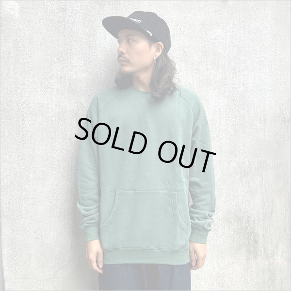 画像2: 【送料無料】BLUCO ブルコ HEAVY PILE SWEATSHIRT GREEN (2)