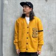 画像2: 【送料無料】BLUCO ブルコ LETTERED CARDIGAN MUSTARD (2)