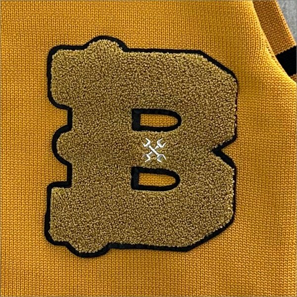 画像3: 【送料無料】BLUCO ブルコ LETTERED CARDIGAN MUSTARD (3)