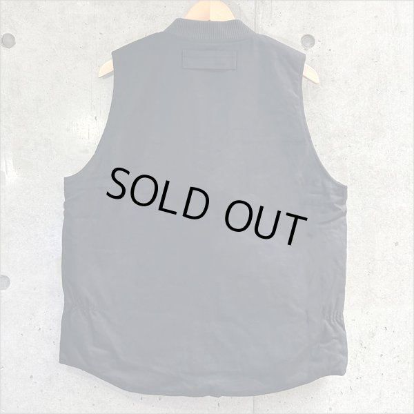 画像2: 【送料無料】BLUCO ブルコ RIB COLLAR DUCK VEST BLACK (2)