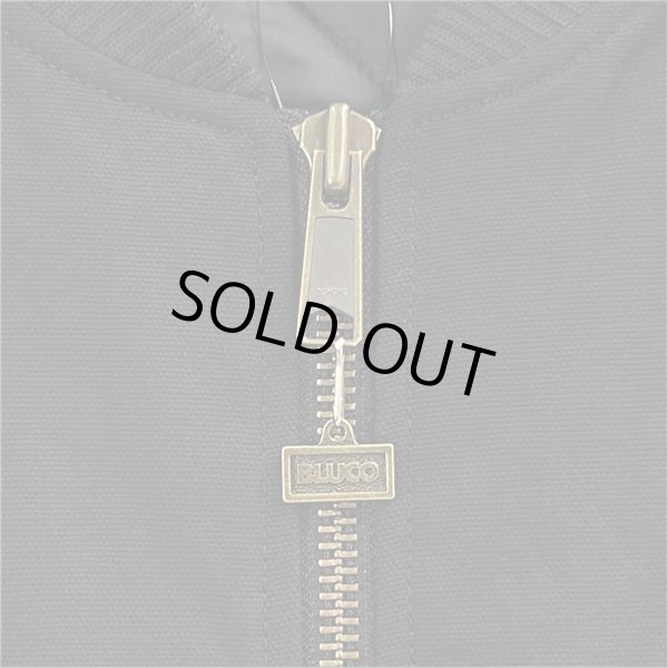 画像4: 【送料無料】BLUCO ブルコ RIB COLLAR DUCK VEST BLACK (4)