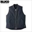 画像1: 【送料無料】BLUCO ブルコ RIB COLLAR DUCK VEST CHARCOAL (1)