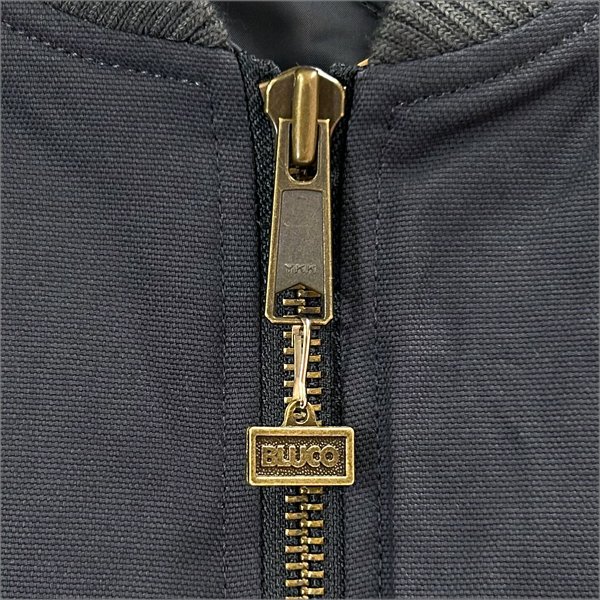 画像4: 【送料無料】BLUCO ブルコ RIB COLLAR DUCK VEST CHARCOAL (4)