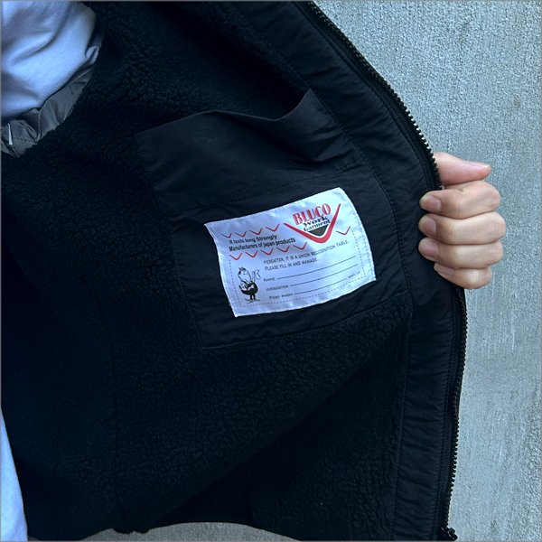 画像6: 【送料無料】BLUCO ブルコ HOODED REFLECTOR JACKET BLACK (6)