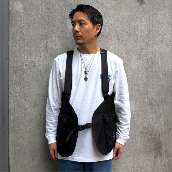 画像2: 【送料無料】BLUCO ブルコ ブリックナイロン ユーティリティーベスト BLACK (2)