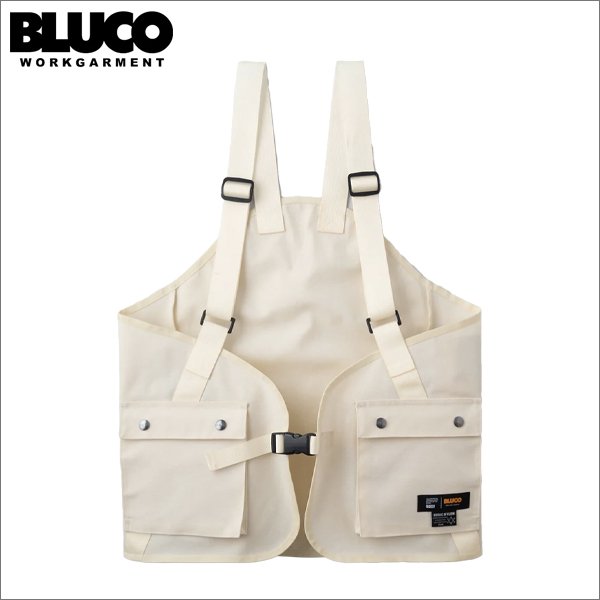 画像1: 【送料無料】BLUCO ブルコ ブリックナイロン ユーティリティーベスト IVORY (1)