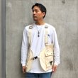画像2: 【送料無料】BLUCO ブルコ ブリックナイロン ユーティリティーベスト IVORY (2)