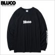 画像1: BLUCO ブルコ ドライコットン Tシャツ L/S -Artwork by JACK-O’ ART WORKS- BLACK (1)