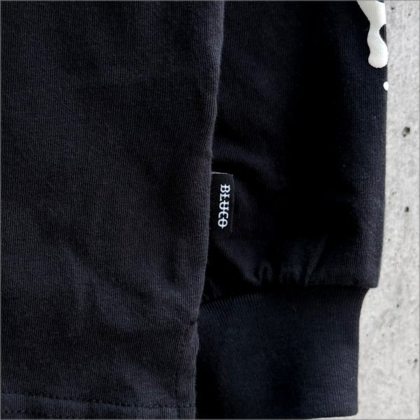 画像5: BLUCO ブルコ ドライコットン Tシャツ L/S -Artwork by JACK-O’ ART WORKS- BLACK (5)