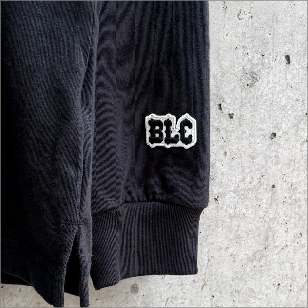 画像4: BLUCO ブルコ ドライコットン ポケットTシャツ L/S -Line- BLACK (4)