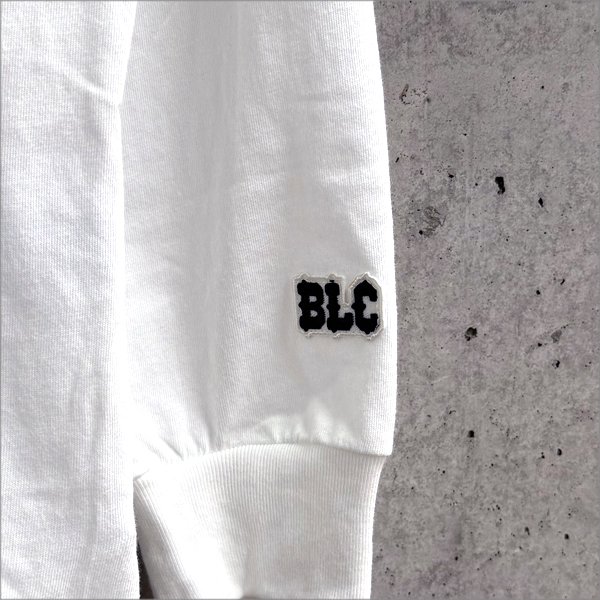 画像4: BLUCO ブルコ ドライコットン ポケットTシャツ L/S -Line- WHITE (4)