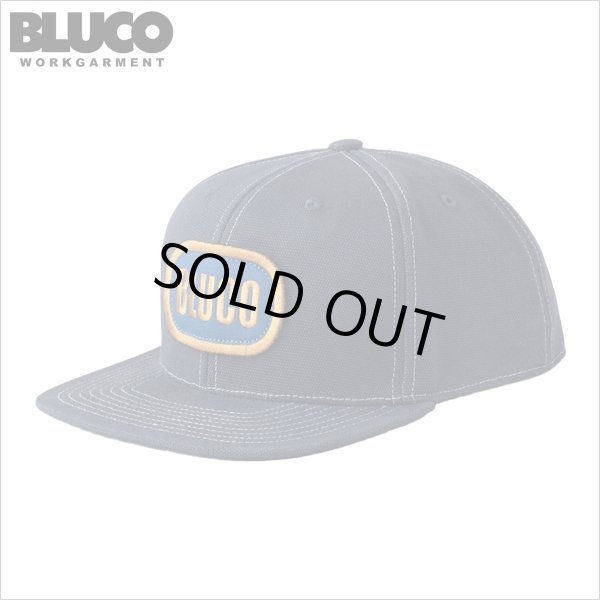 画像1: BLUCO ブルコ 6-PANELキャンバスキャップ -OVAL- NAVY (1)
