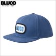 画像1: BLUCO ブルコ 6-PANELキャンバスキャップ -OVAL- BLUE (1)