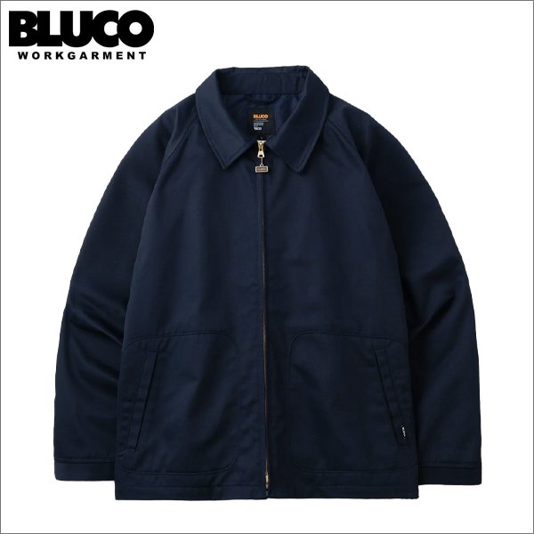 画像1: 【送料無料】BLUCO ブルコ レギュラー加工 スウィングトップ NAVY (1)