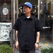 画像2: 【送料無料】BLUCO ブルコ スタンダードワークシャツ S/S -Solid- BLACK (2)