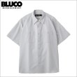 画像1: 【送料無料】BLUCO ブルコ スタンダードワークシャツ S/S -Solid- GRAY (1)