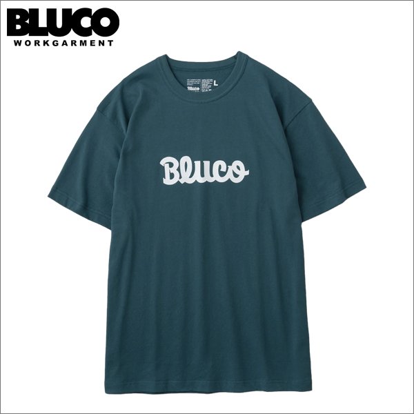 画像1: BLUCO ブルコ プリントTシャツ -Novel- GREEN (1)