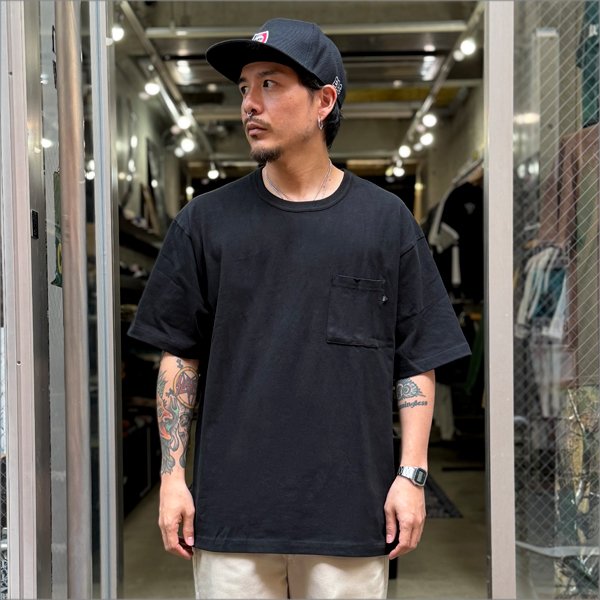 画像2: BLUCO ブルコ 2-PACK ポケットTシャツ BLACK/WHITE (2)