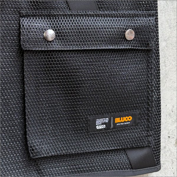 画像4: 【送料無料】BLUCO ブルコ ユーティリティーメッシュベスト BLACK (4)