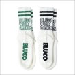 画像3: BLUCO ブルコ 2-PACK ソックス -BLOCK- WHITE/BLACK・WHITE/GREEN  (3)