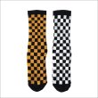 画像2: BLUCO ブルコ 2-PACK ソックス -CHECKER- WHITE/BLACK・MUSTARD/BLACK (2)