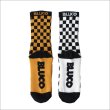 画像3: BLUCO ブルコ 2-PACK ソックス -CHECKER- WHITE/BLACK・MUSTARD/BLACK (3)