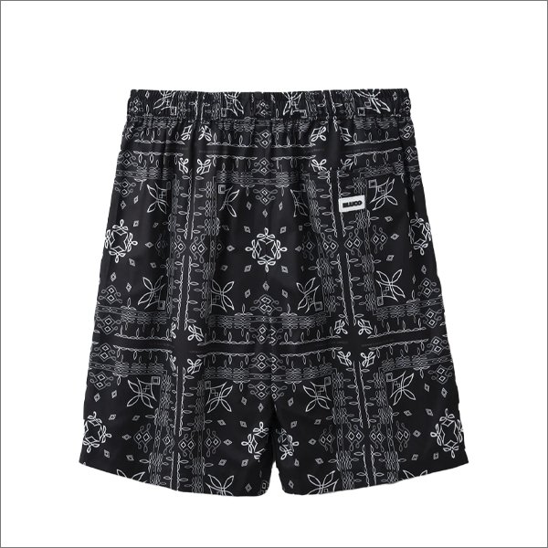 画像2: 【送料無料】BLUCO ブルコ イージーショーツ -BANDANA- BLACK (2)