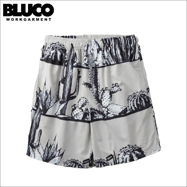 画像1: 【送料無料】BLUCO ブルコ イージーショーツ -CACTUS- IVORY (1)