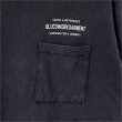 画像5: BLUCO ブルコ ピグメントポケットTシャツ BLACK (5)