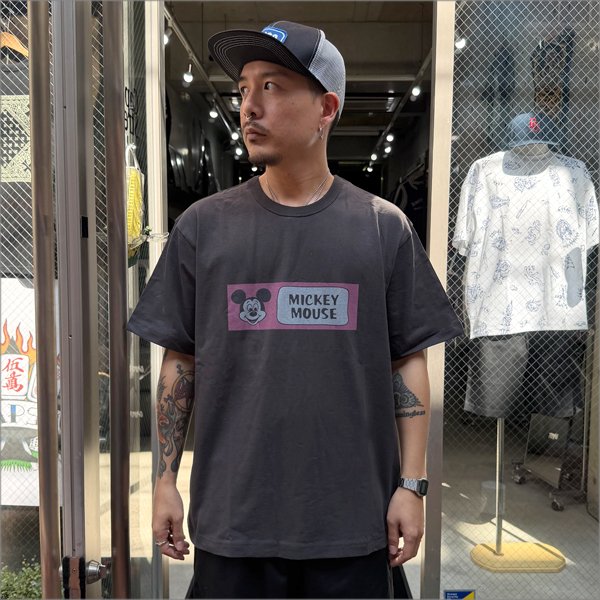画像2: BLUCO×DISNEY プリントTシャツ MICKEY MOUSE BLACK (2)
