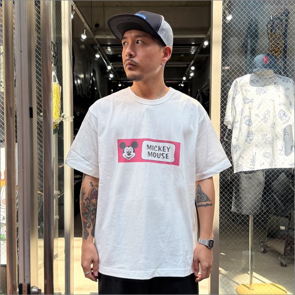 画像2: BLUCO×DISNEY プリントTシャツ MICKEY MOUSE WHITE (2)