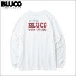 画像1: BLUCO ブルコ ポケット L/S TEE -BOLT- WHITE (1)