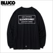 画像1: BLUCO ブルコ ポケット L/S TEE -TICKET- BLACK (1)