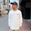 画像2: BLUCO ブルコ ポケット L/S TEE -TICKET- WHITE (2)