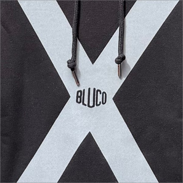 画像4: 【送料無料】BLUCO ブルコ スウェットフーディー -ATTENTION- BLACK (4)