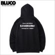 画像1: 【送料無料】BLUCO ブルコ スウェットフーディー -TICKET- BLACK (1)
