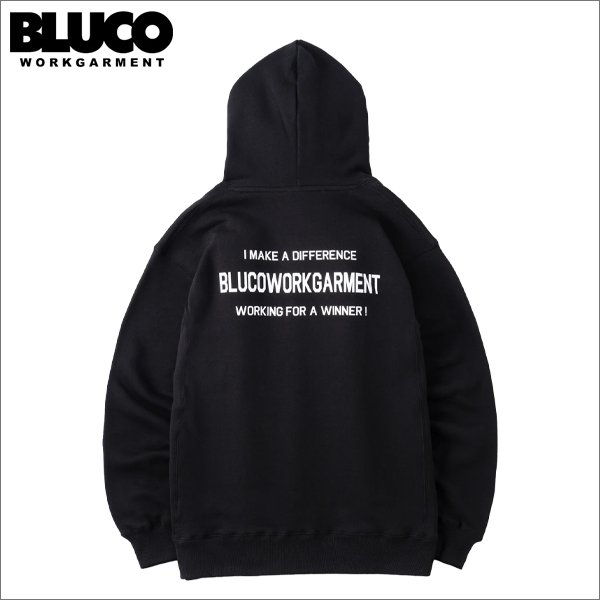 画像1: 【送料無料】BLUCO ブルコ スウェットフーディー -TICKET- BLACK (1)